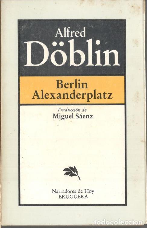 Libros: BERLIN ALEXANDERPLATZ. - D&Ouml;BLIN, Alfred. - Foto 1