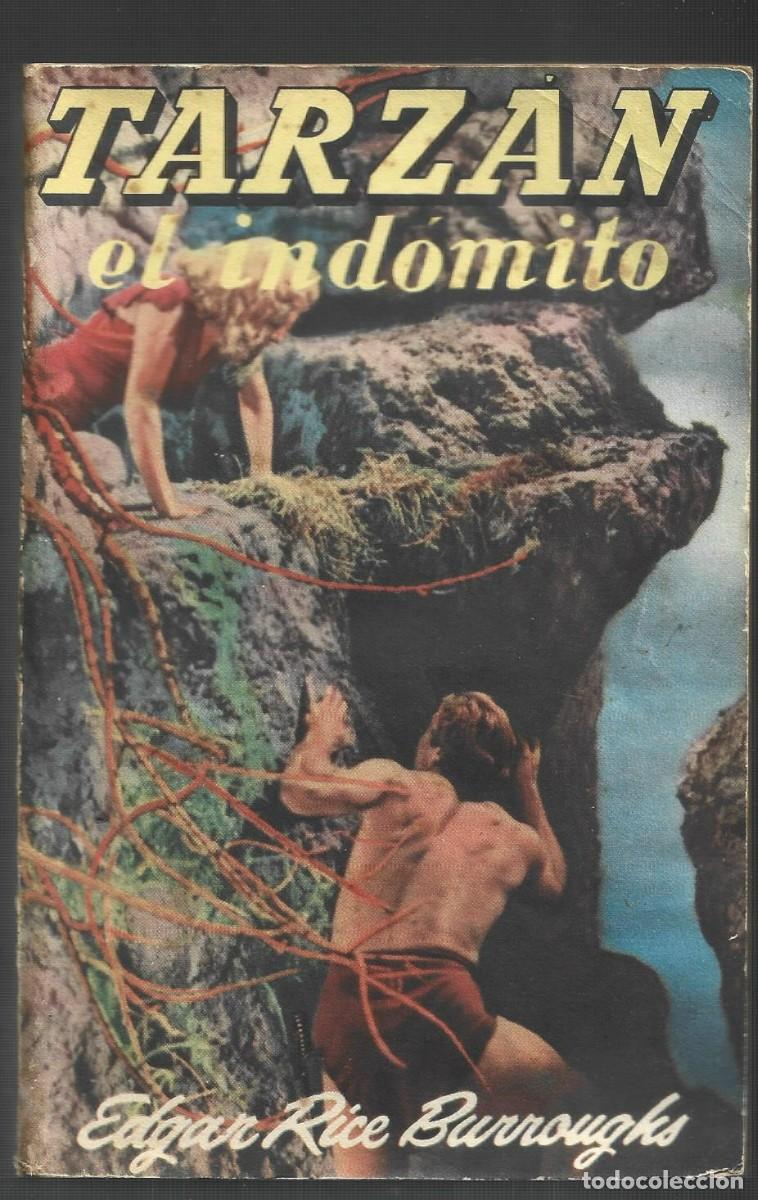 B&uuml;cher: 1 libro antiguo tarzan el indomito a&ntilde;o 1947 el de la foto