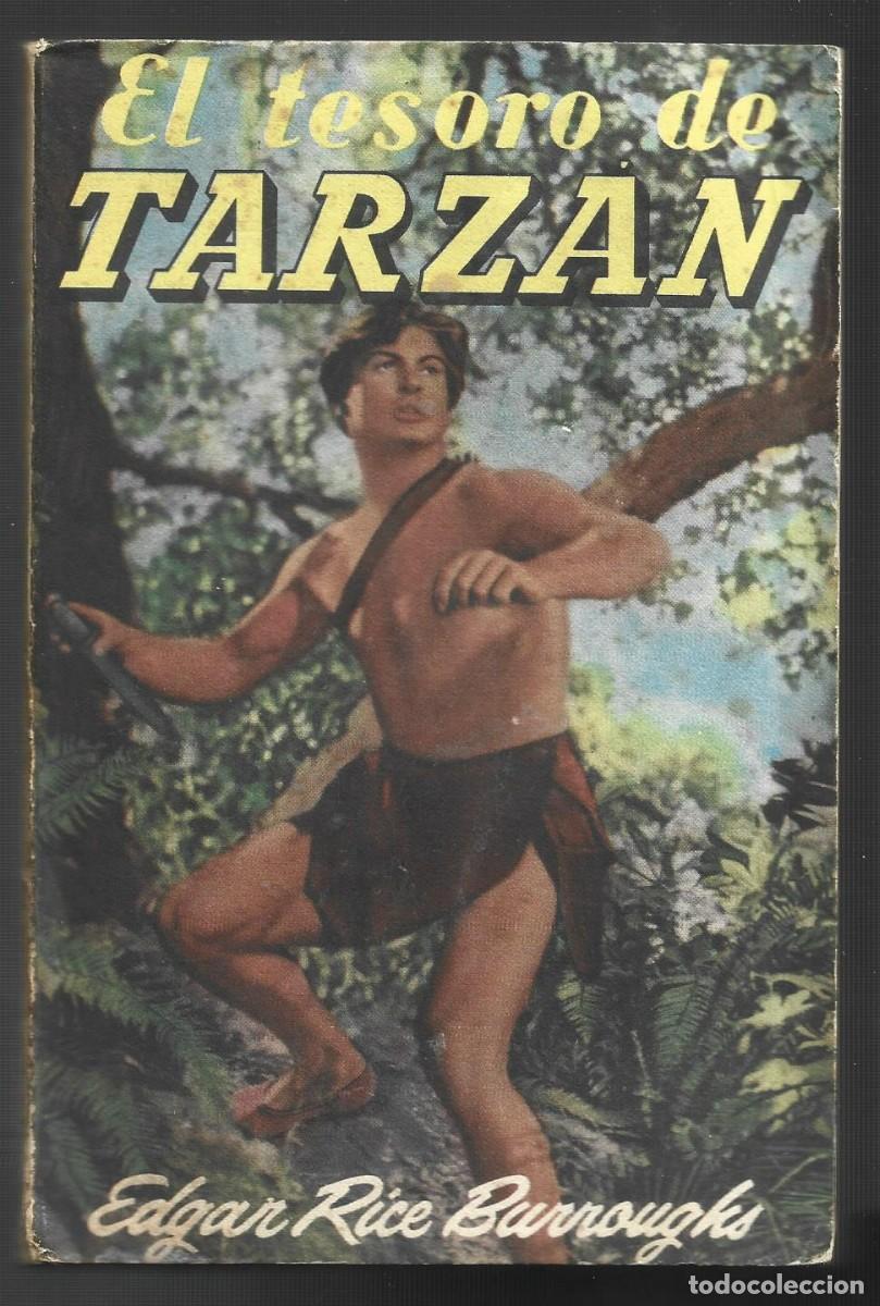 B&uuml;cher: 1 libro antiguo tarzan el tesoro de tarzan a&ntilde;o 1956 el de la foto