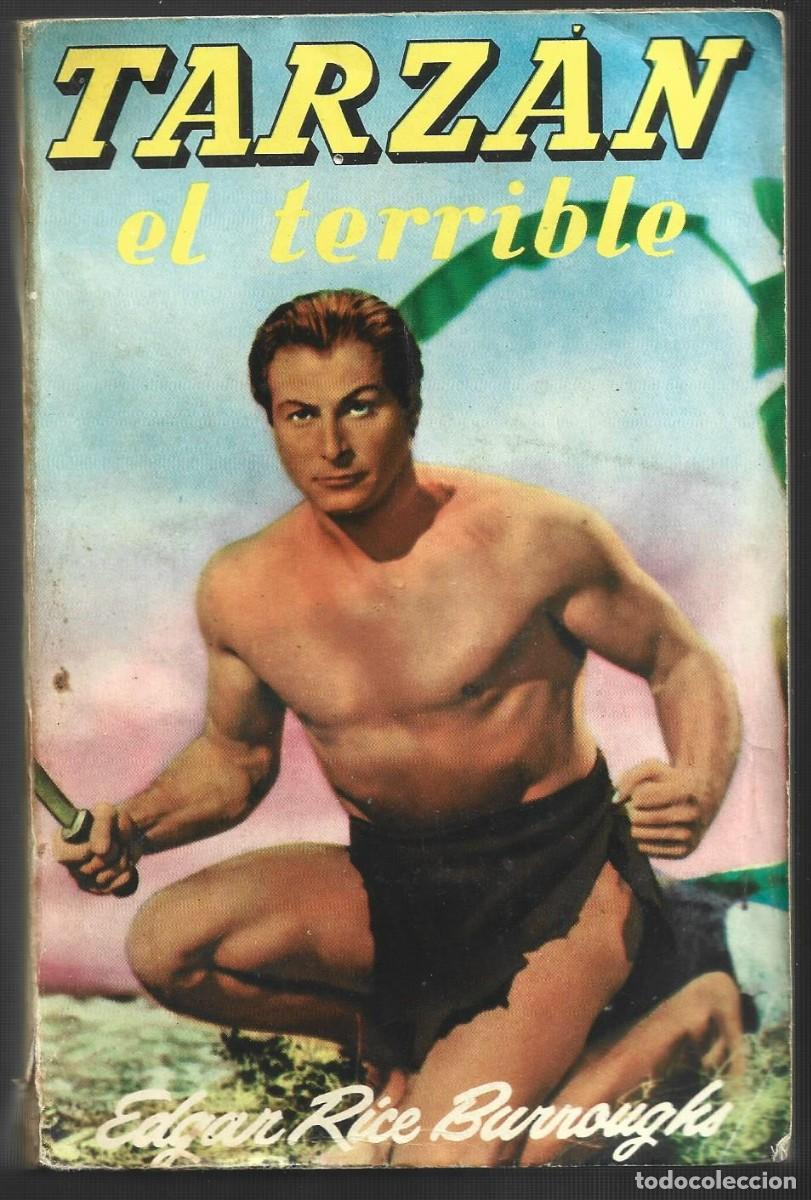 B&uuml;cher: 1 libro antiguo tarzan el terrible a&ntilde;o 1956 el de la foto
