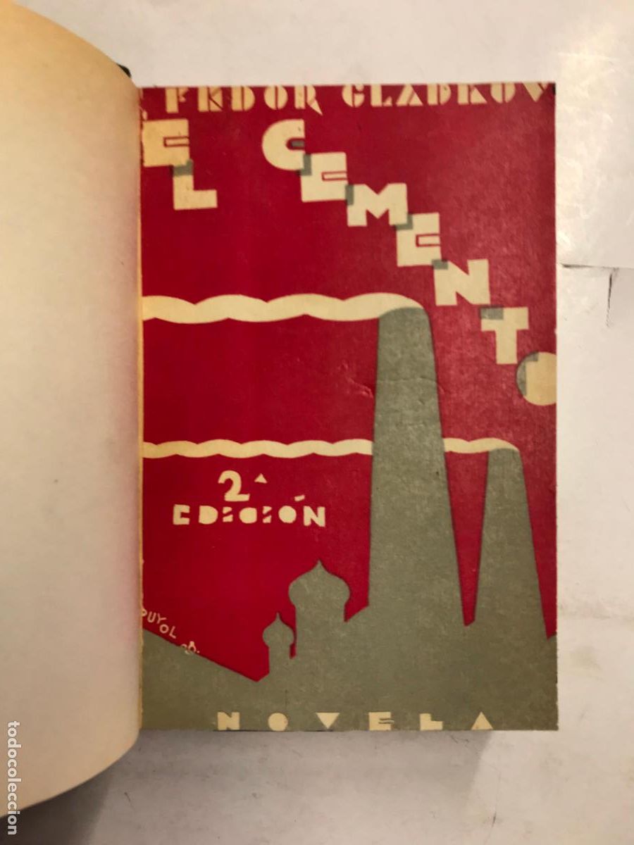 Libros: EL CEMENTO - FEDOR GLADKOV. - Foto 1