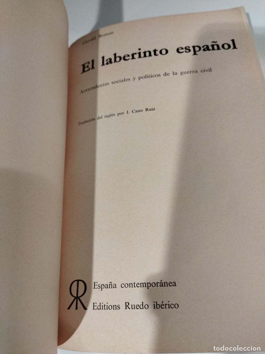 Libros: EL LABERINTO ESPA&Ntilde;OL - BRENAN , GERALD - Foto 3