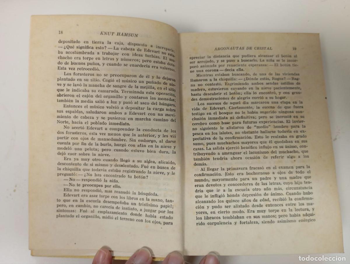 Libros: Argonautas de cristal - Hamsun, Knut - Foto 2
