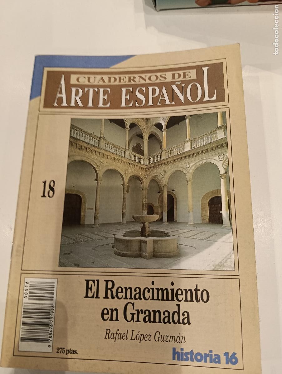 Libros: cuadrenos de arte espa&ntilde;ol el renacimiento en granada