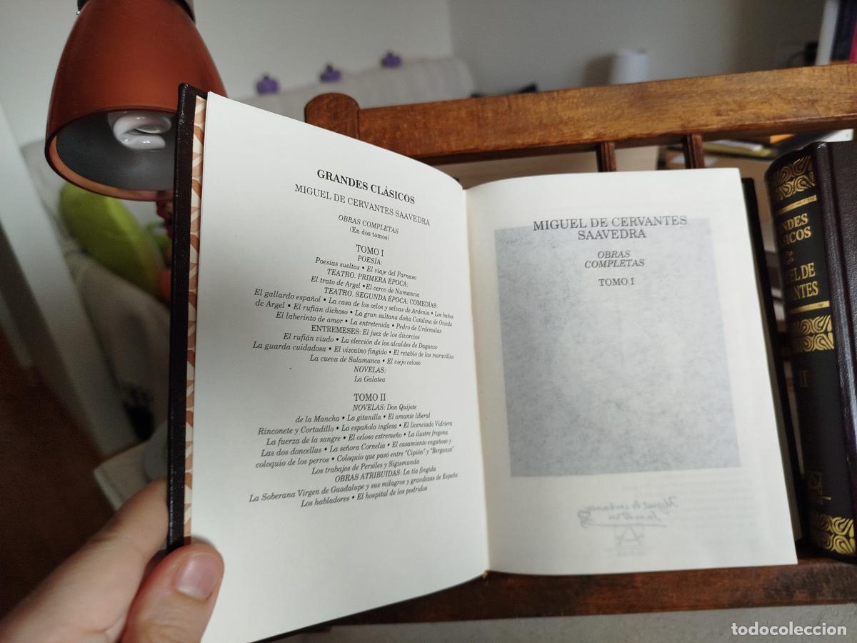 Libros: Obras completas (2 Vol.) - Cervantes, miguel de - Foto 3