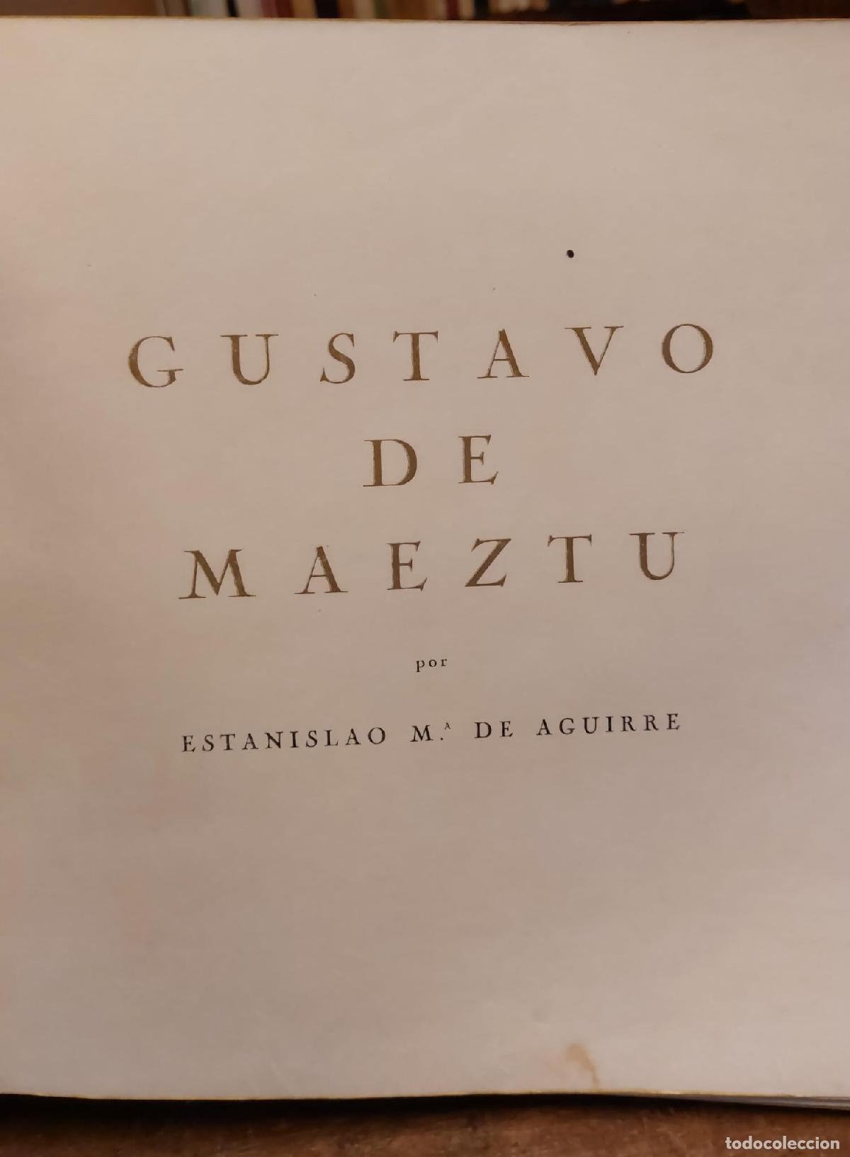 Libros: GUSTAVO DE MAEZTU. - AGUIRRE, Estanislao de. - Foto 2