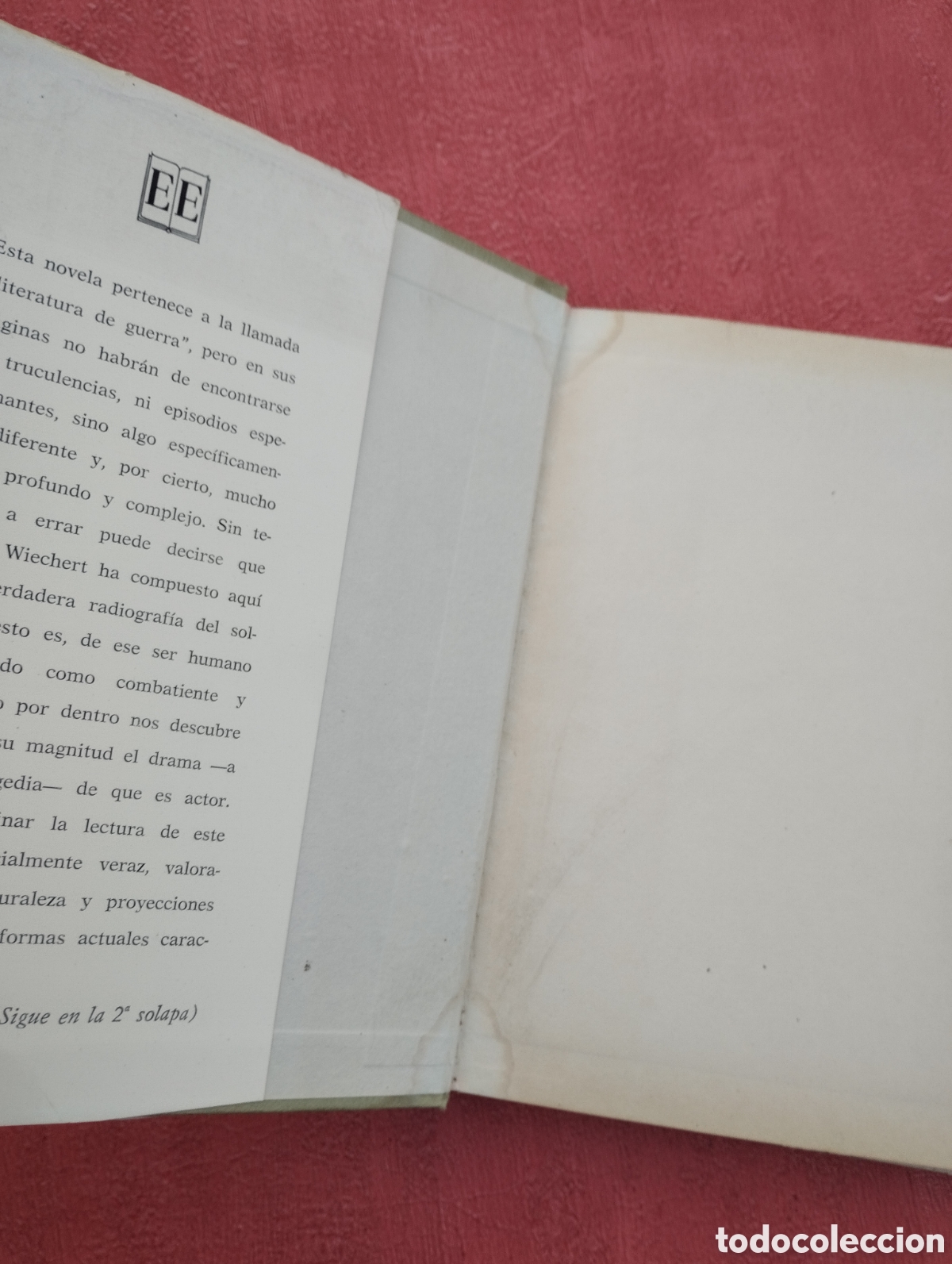Libros: Cualquiera. Ernst Wiechert. - Foto 3
