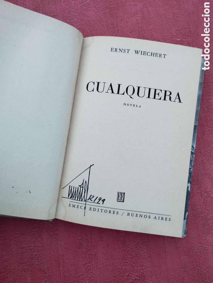 Libros: Cualquiera. Ernst Wiechert. - Foto 4