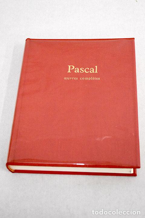 Libros: Oeuvres completes: Pascal, Blaise.- Pascal, Blaise - Foto 1