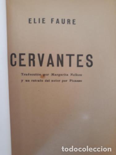 Libros: FAURE, ELIE - Cervantes - Foto 3