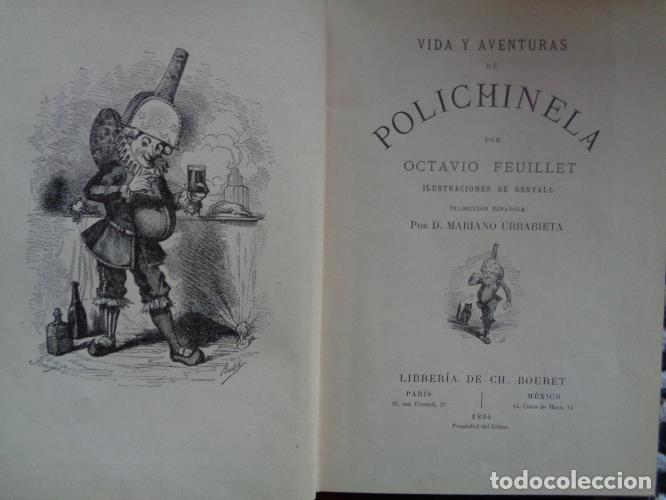 Libros: FEUILLET, OCTAVIO - Vida y aventuras de Polichinela - Foto 2
