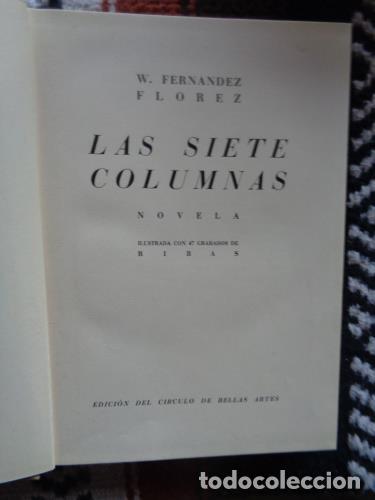Libros: FERN&Aacute;NDEZ FL&Oacute;REZ, WENCESLAO - Las siete columnas - Foto 2