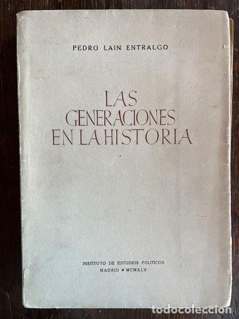 Libros: LA&Iacute;N ENTRALGO, PEDRO - Las Generaciones en la historia - Foto 1