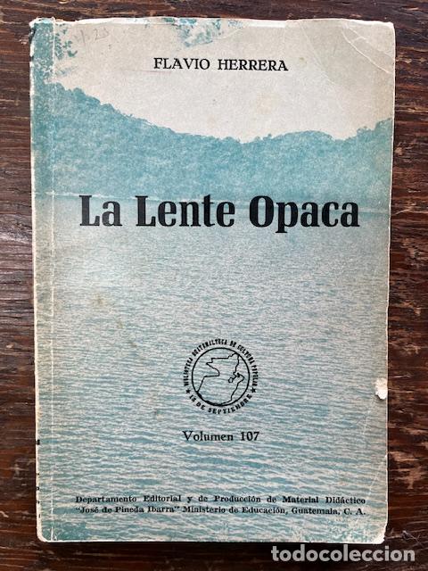 Libros: HERRERA, FLAVIO - La lente opaca - Foto 1