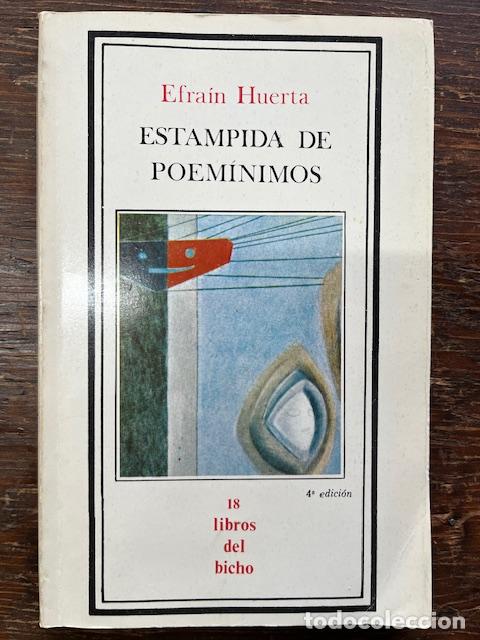 Libros: HUERTA, EFRA - Estampida de poem&iacute;nimos - Foto 1