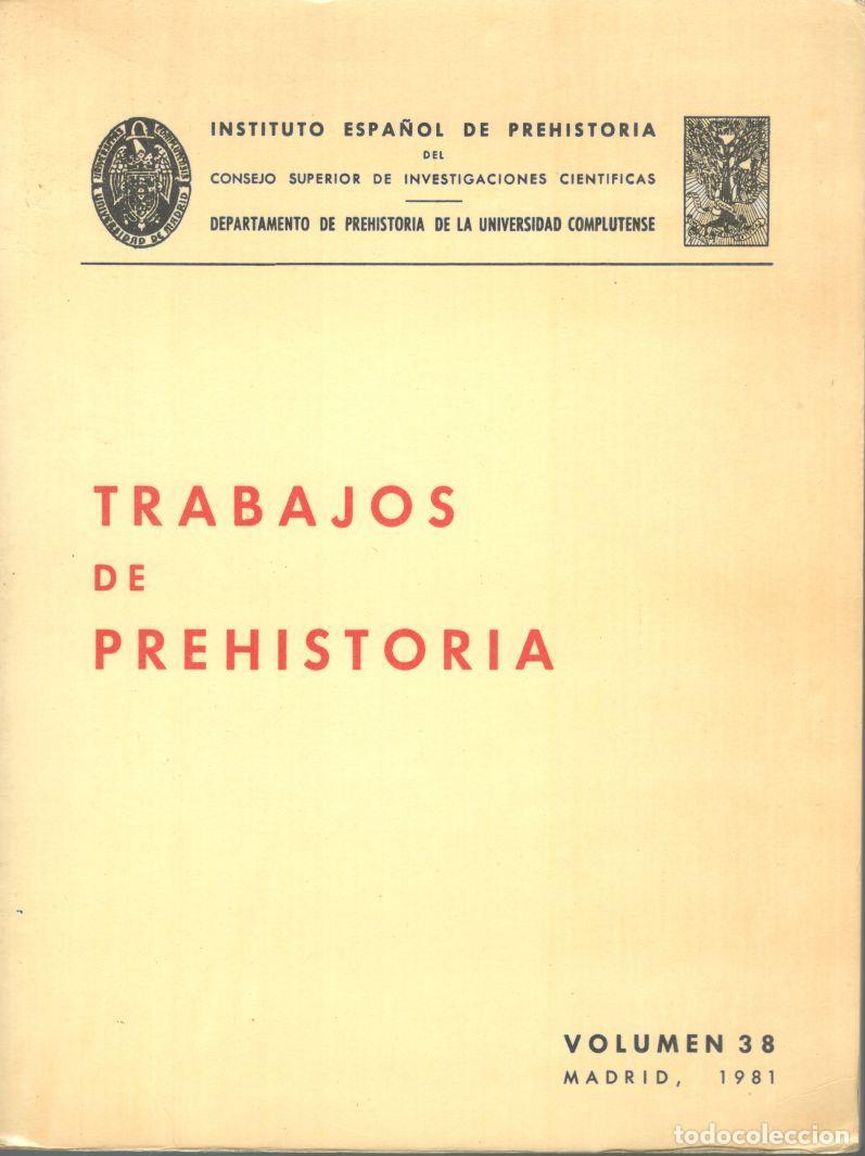 Libros: TRABAJOS DE PREHISTORIA. Volumen 38 - VV. AA. - Foto 1