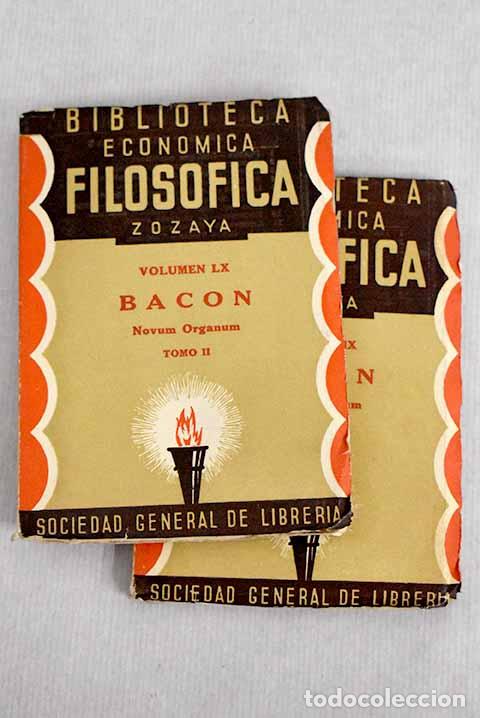 Libros: Bacon. Novum Organum.- Litran, Cristobal - Foto 1