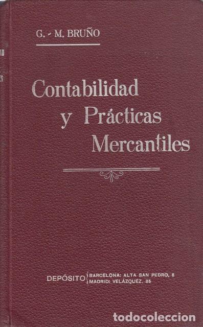 Libros: CONTABILIDAD Y PR&Aacute;CTICAS MERCANTILES - BRU&Ntilde;O, G. M. - Foto 1
