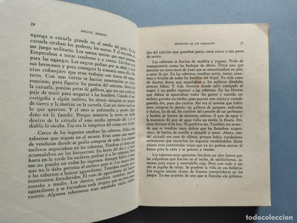 Libros: Biograf&iacute;a de un Cimarr&oacute;n. - Barnet, Miguel. - Foto 4
