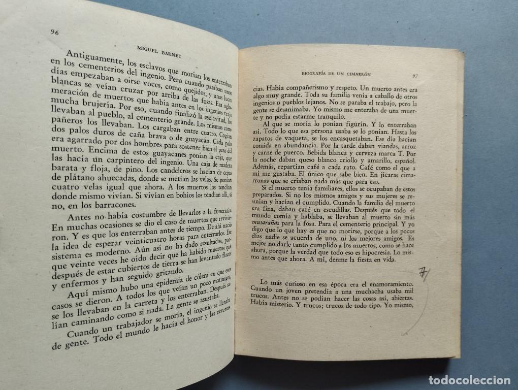 Libros: Biograf&iacute;a de un Cimarr&oacute;n. - Barnet, Miguel. - Foto 5