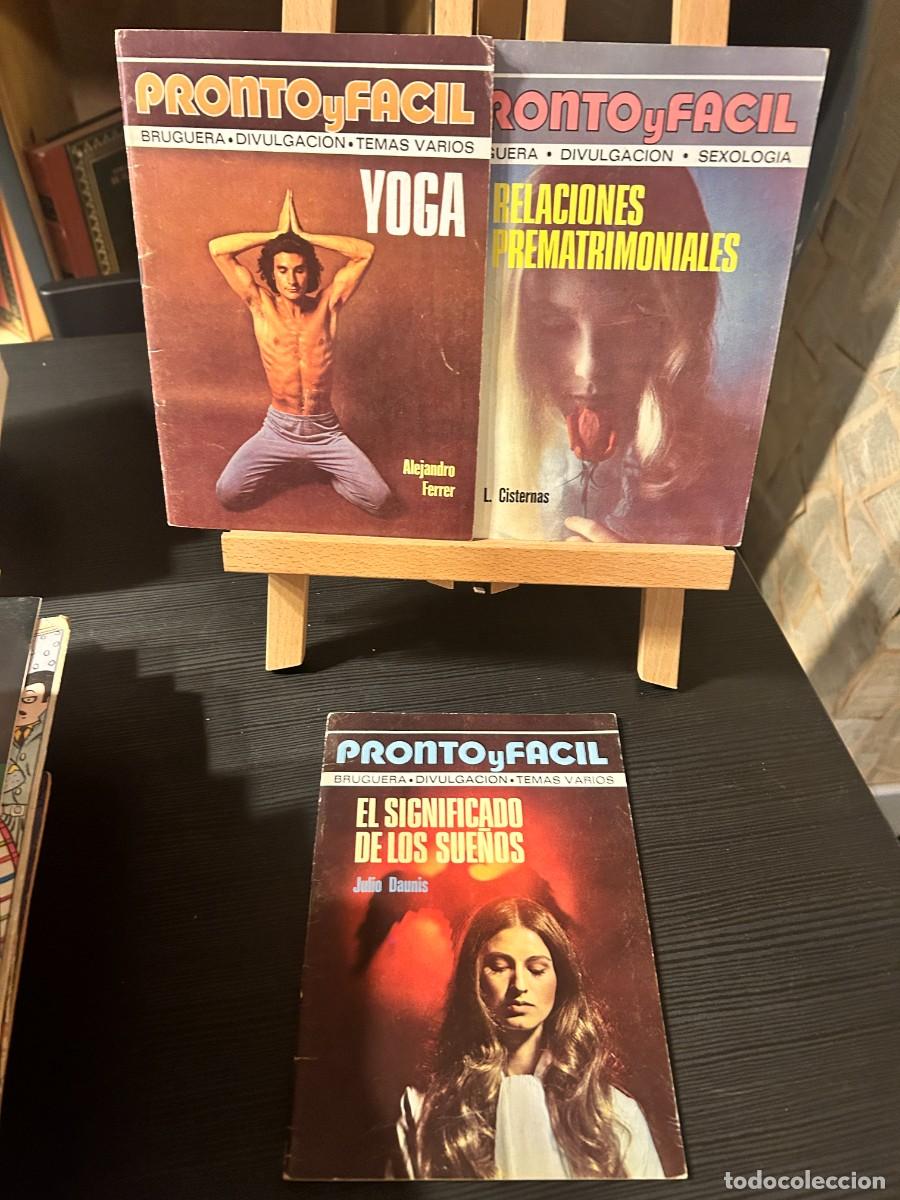 Libros: PRONTO Y F&Aacute;CIL - YOGA- RELACIONES PREMATRIMONIALES- EL SIGNIFICADO DE LOS SUE&Ntilde;OS