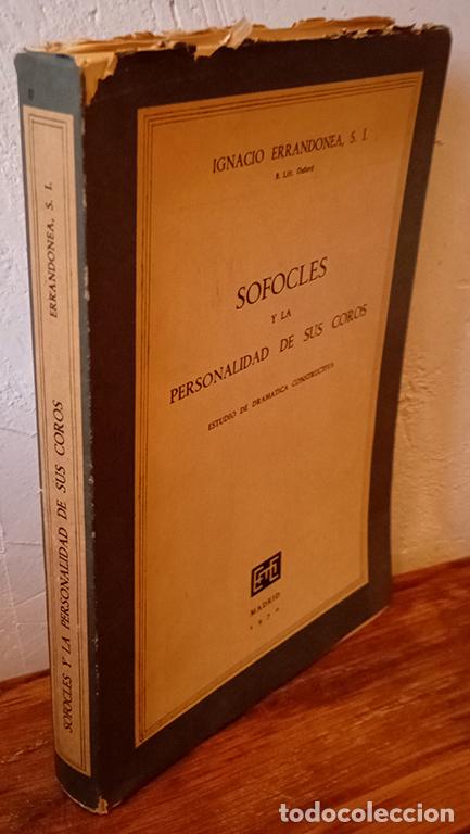 Libros: S&Oacute;FOCLES Y LA PERSONALIDAD DE SUS COROS. Estudio de dram&aacute;tica constructiva. - IGNACIO ERRANDONEA - Foto 1