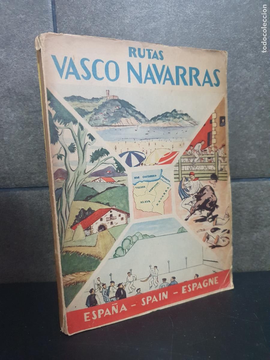 Libros: RUTAS VASCO NAVARRAS, COMPLETO, CON TODOS LOS MAPAS - Foto 1