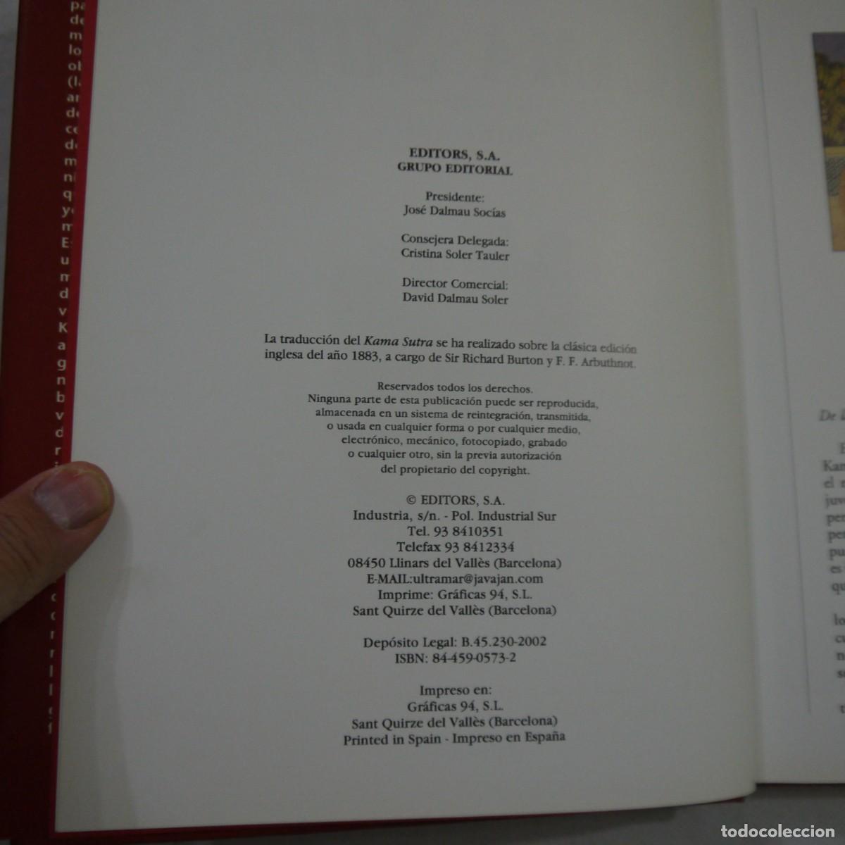 Libros: KAMA SUTRA - VATSYAYANA - IBERLIBRO - 2002 - Foto 5