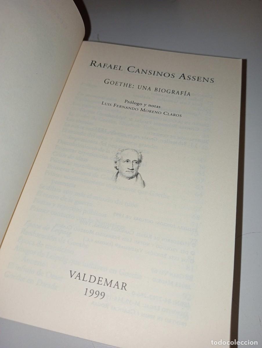 Libros: Goethe. Una biograf&iacute;a - Foto 8
