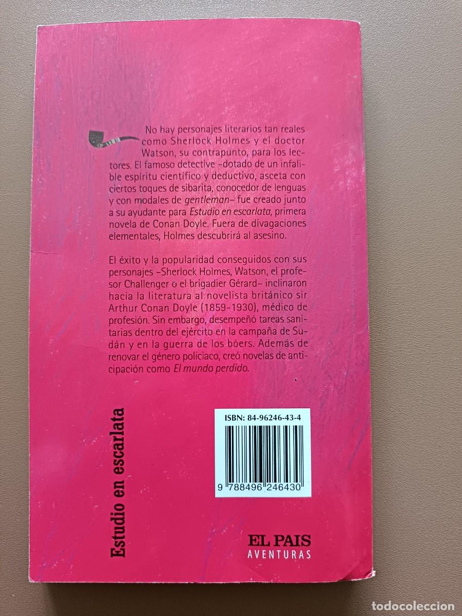 Libros: ESTUDIO EN ESCARLATA. CONAN DOYLE - Foto 2