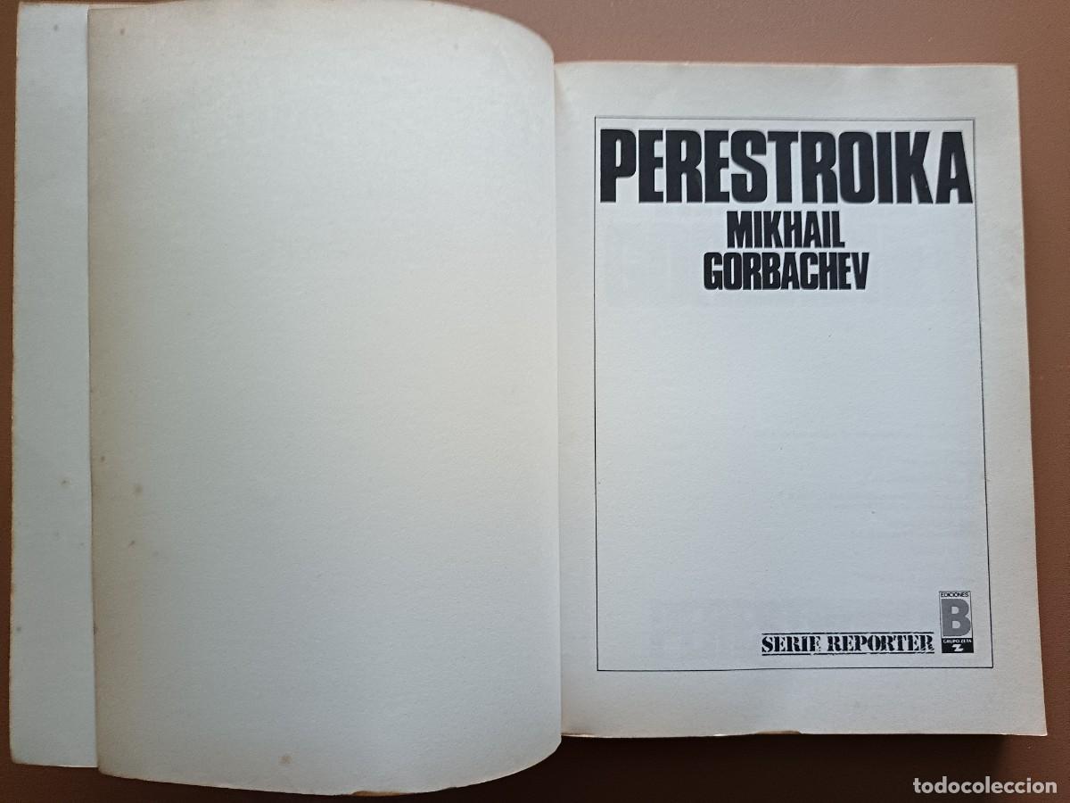 Libros: PERESTROIKA. MIKHAIL GORBACHEV - Foto 2