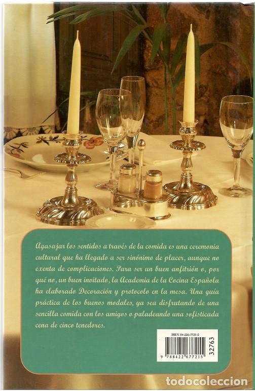 Libros: Decoraci&oacute;n y protocolo en la mesa - Academia de la cocina espa&ntilde;ola / C&iacute;rculo de Lectores - Foto 2