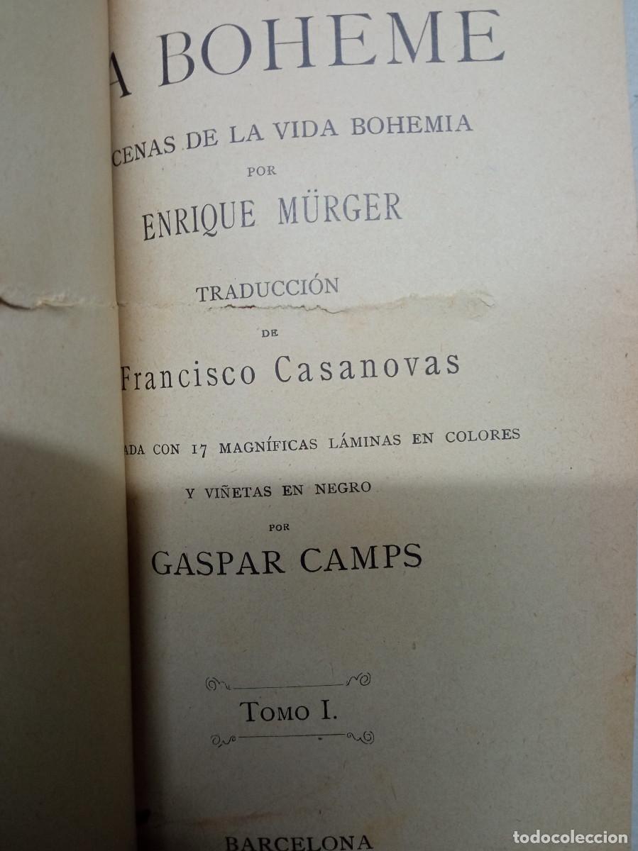 Libros: La Boh&egrave;me. - Enrique M&uuml;rger. - Foto 3