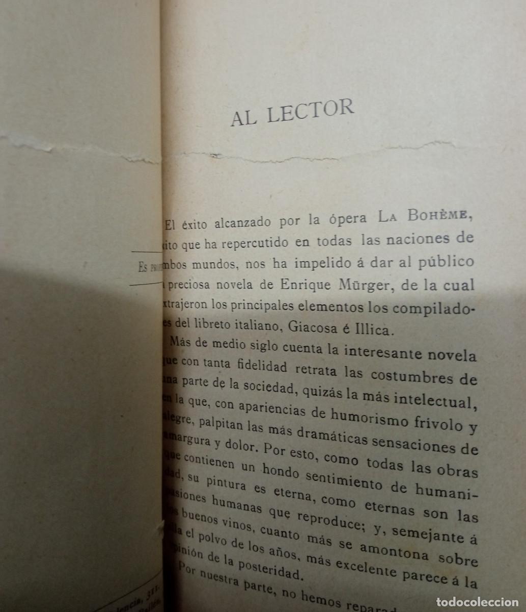 Libros: La Boh&egrave;me. - Enrique M&uuml;rger. - Foto 4