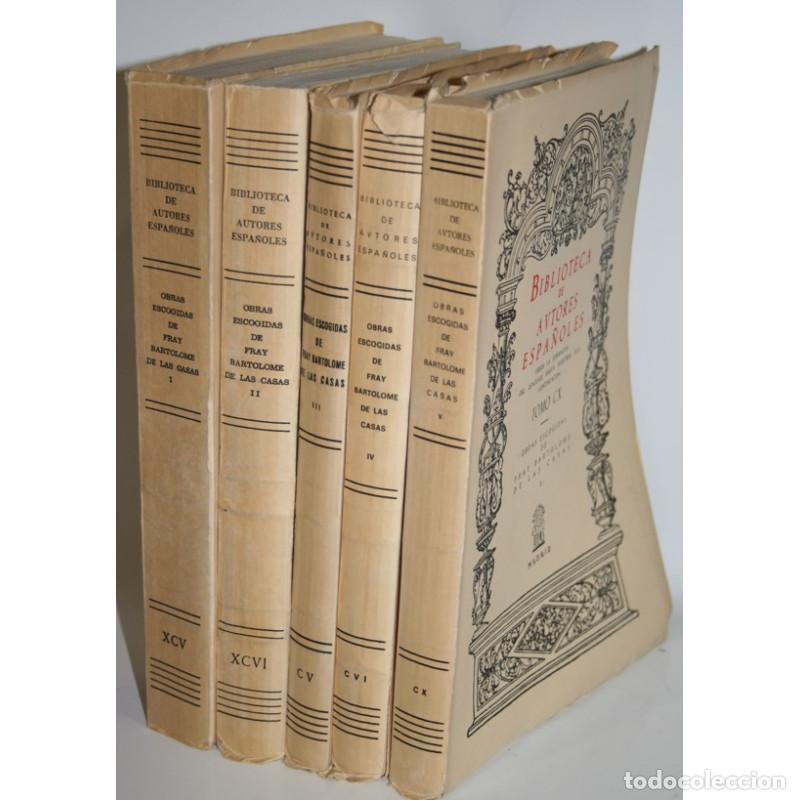 Libros: OBRAS ESCOGIDAS. 5 TOMOS - CASAS, Bartolom&eacute; de las - Foto 1