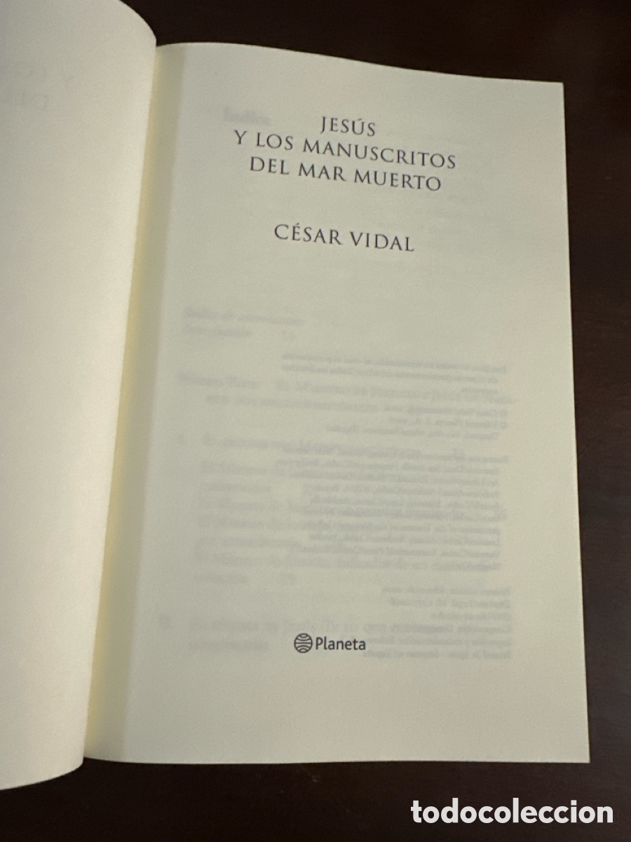 Libros: JES&Uacute;S Y LOS MANUSCRITOS DEL MAR MUERTO (C&Eacute;SAR VIDAL) - Foto 2