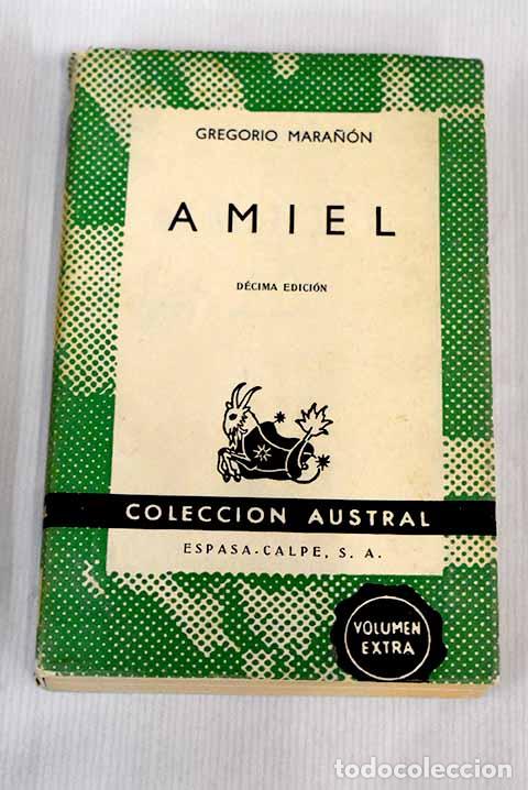 Libros: Amiel: Mara&ntilde;&oacute;n, Gregorio.- Mara&ntilde;&oacute;n, Gregorio - Foto 1