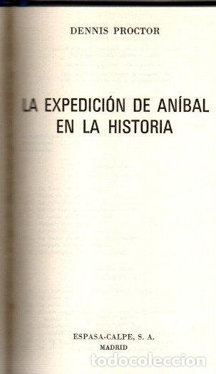 Libros: La expedici&oacute;n de An&iacute;bal en la historia - Proctor, Dennis - Foto 1