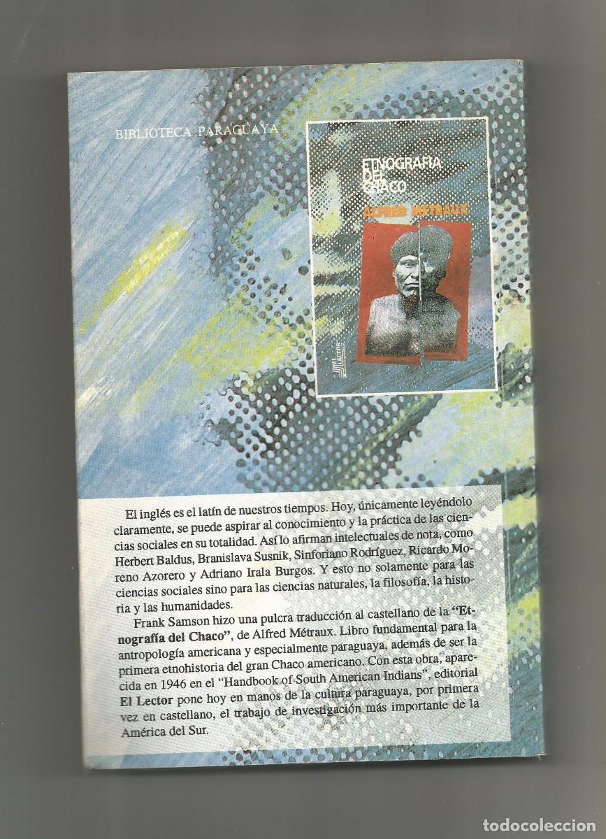 Libros: Etnograf&iacute;a del Chaco. - M&Eacute;TRAUX, Alfred: - Foto 2