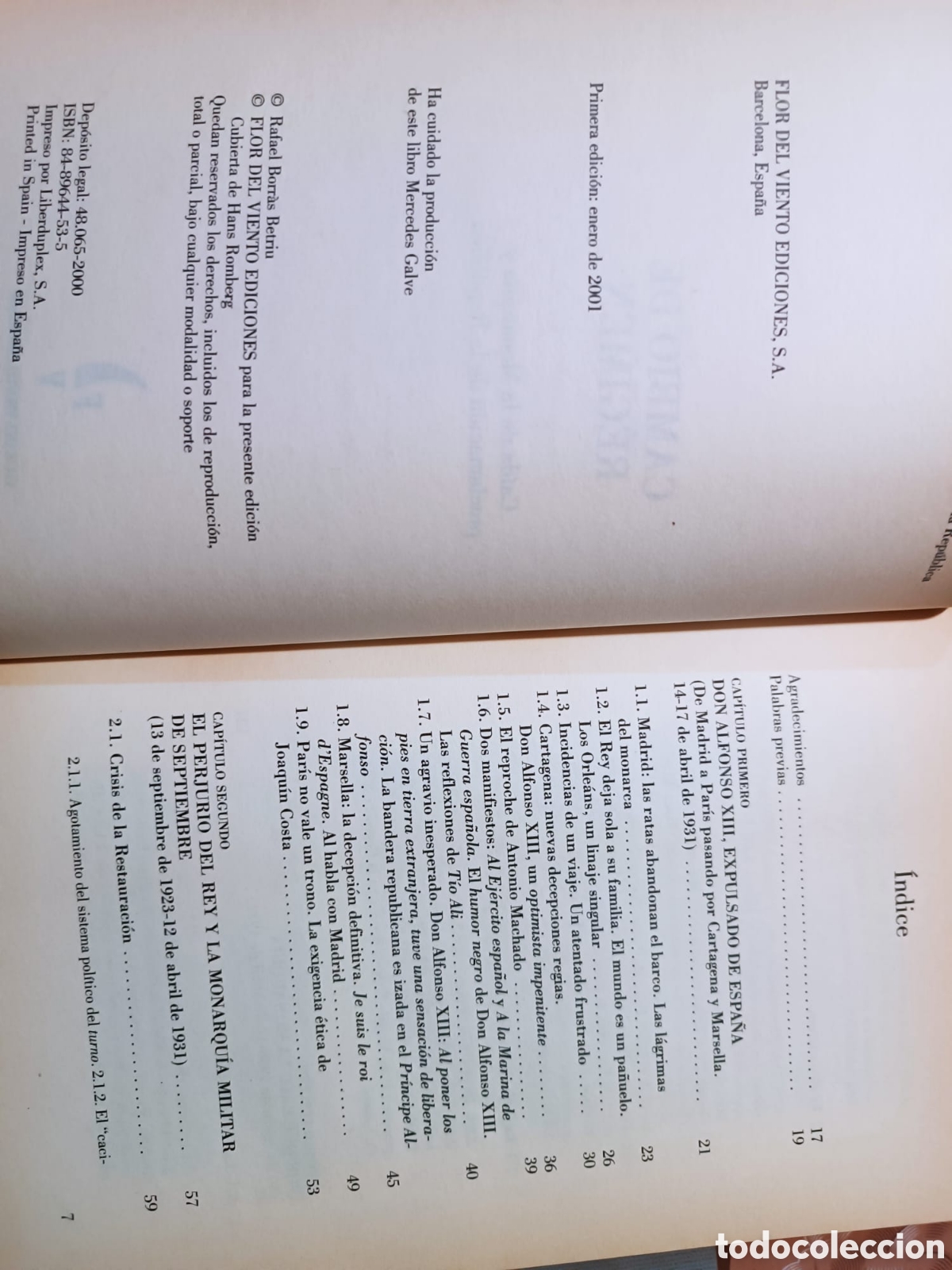 Libros: Cambio de R&eacute;gimen, Rafael Borr&agrave;s - Foto 6
