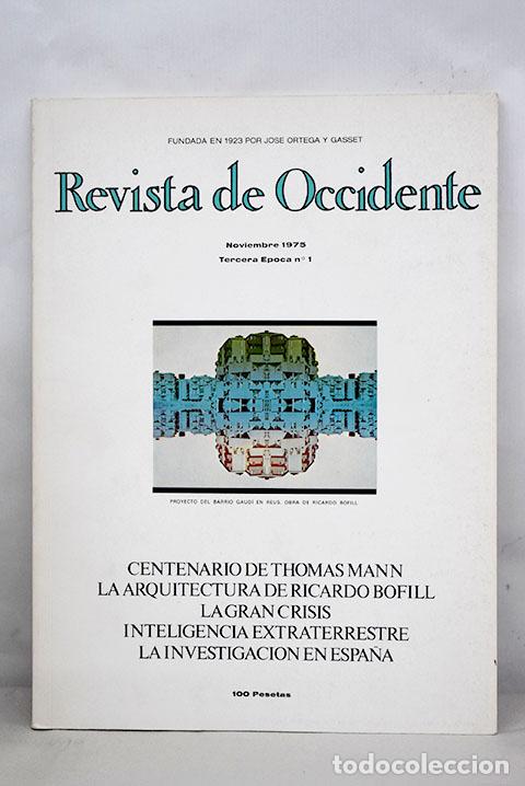 Libros: Revista de occidente. N&ordm; 1 - Foto 1
