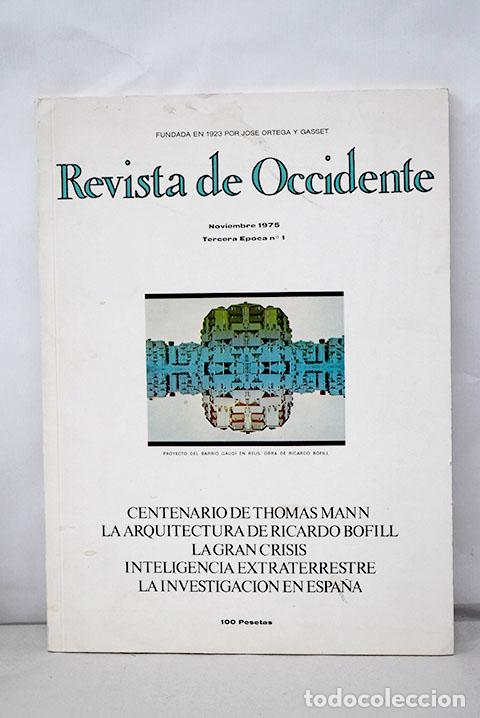 Libros: Revista de occidente. N&ordm; 1 - Foto 1