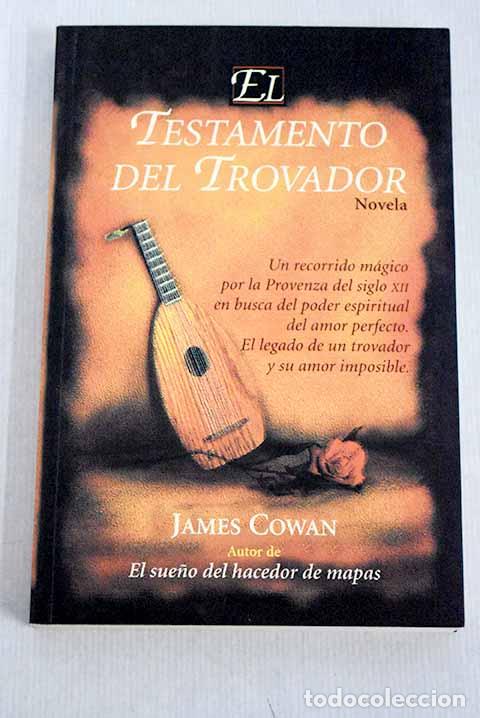 Libros: Testamento del trovador.- Cowan, James - Foto 1