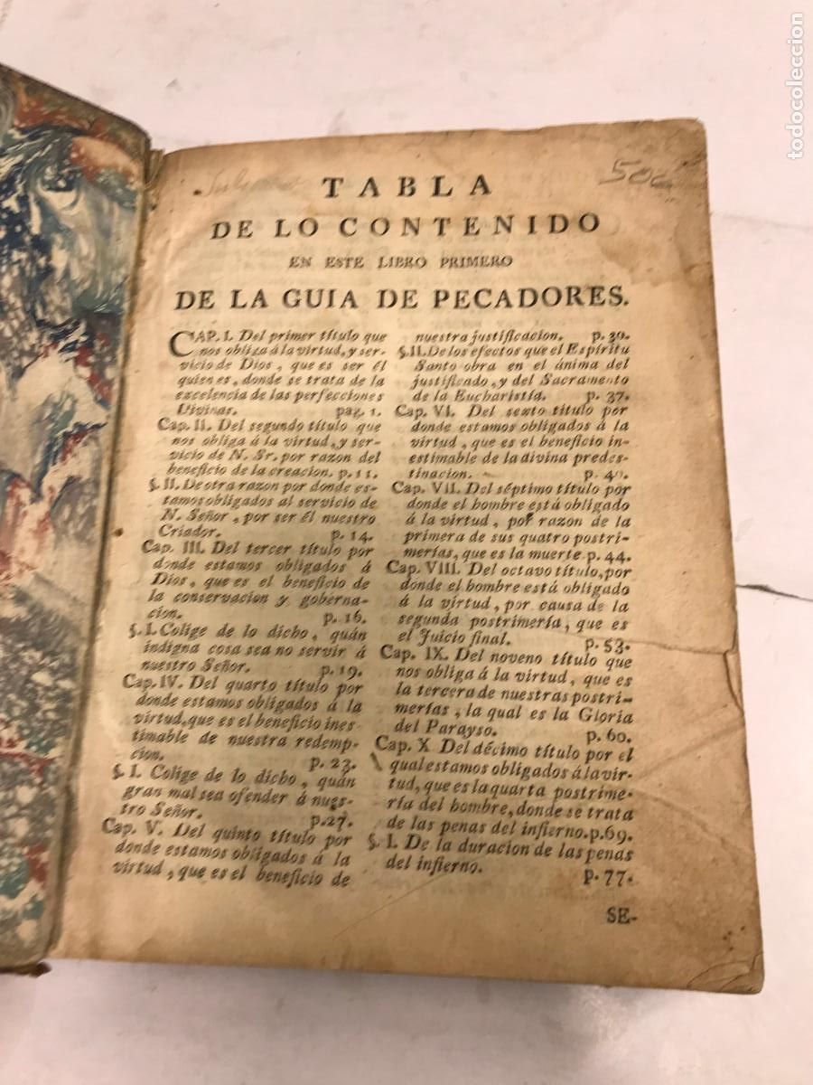 Libros: GU&Iacute;A DE PECADORES. (1777) - FRAY LUIS DE GRANADA. - Foto 1