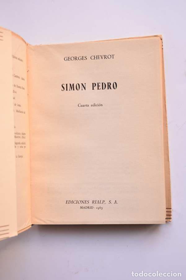 Libros: Sim&oacute;n Pedro - CHEVROT, Georges - Foto 2