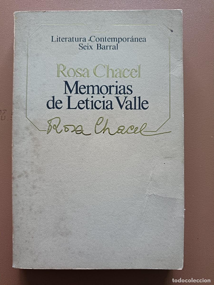 Libros: MEMORIAS DE LETICIA VALLE. ROSA CHACEL - Foto 1
