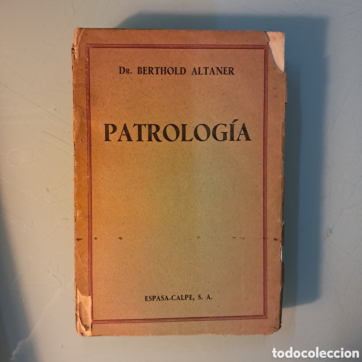 Libros: Berthold Altaner, Patrologia, Espasa Calpe - Foto 1