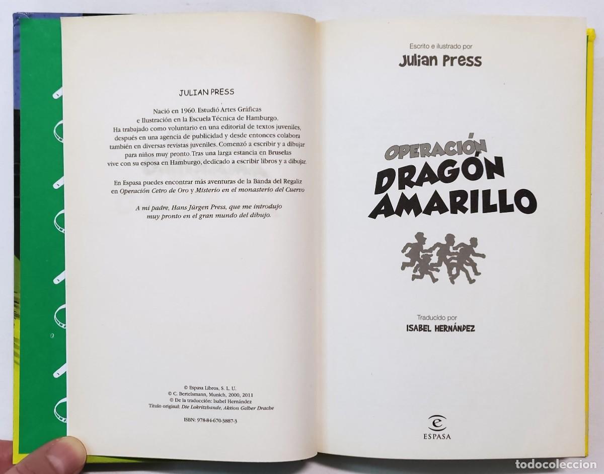 Libros: OPERACI&Oacute;N DRAG&Oacute;N AMARILLO. JULIAN PRESS. - Foto 3