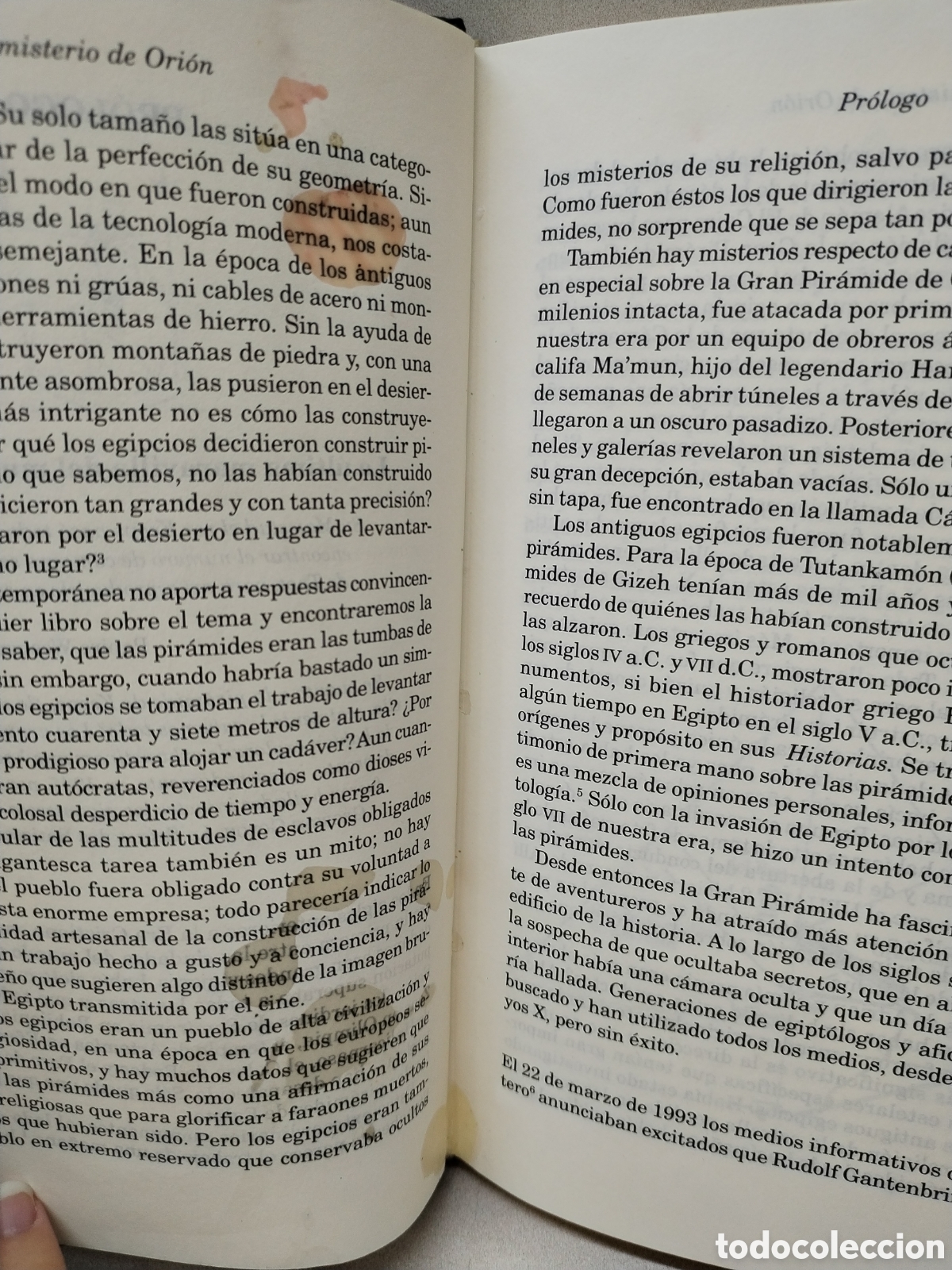 Libros: El misterio de Ori&oacute;n - Robert Bauval; Adrian Gilbert - Foto 2