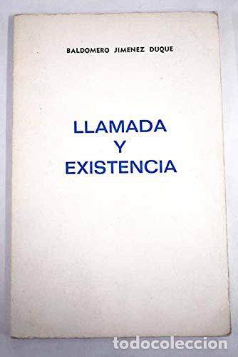 Libros: Llamada y existencia - Jim&eacute;nez Duque, Baldomero - Foto 1